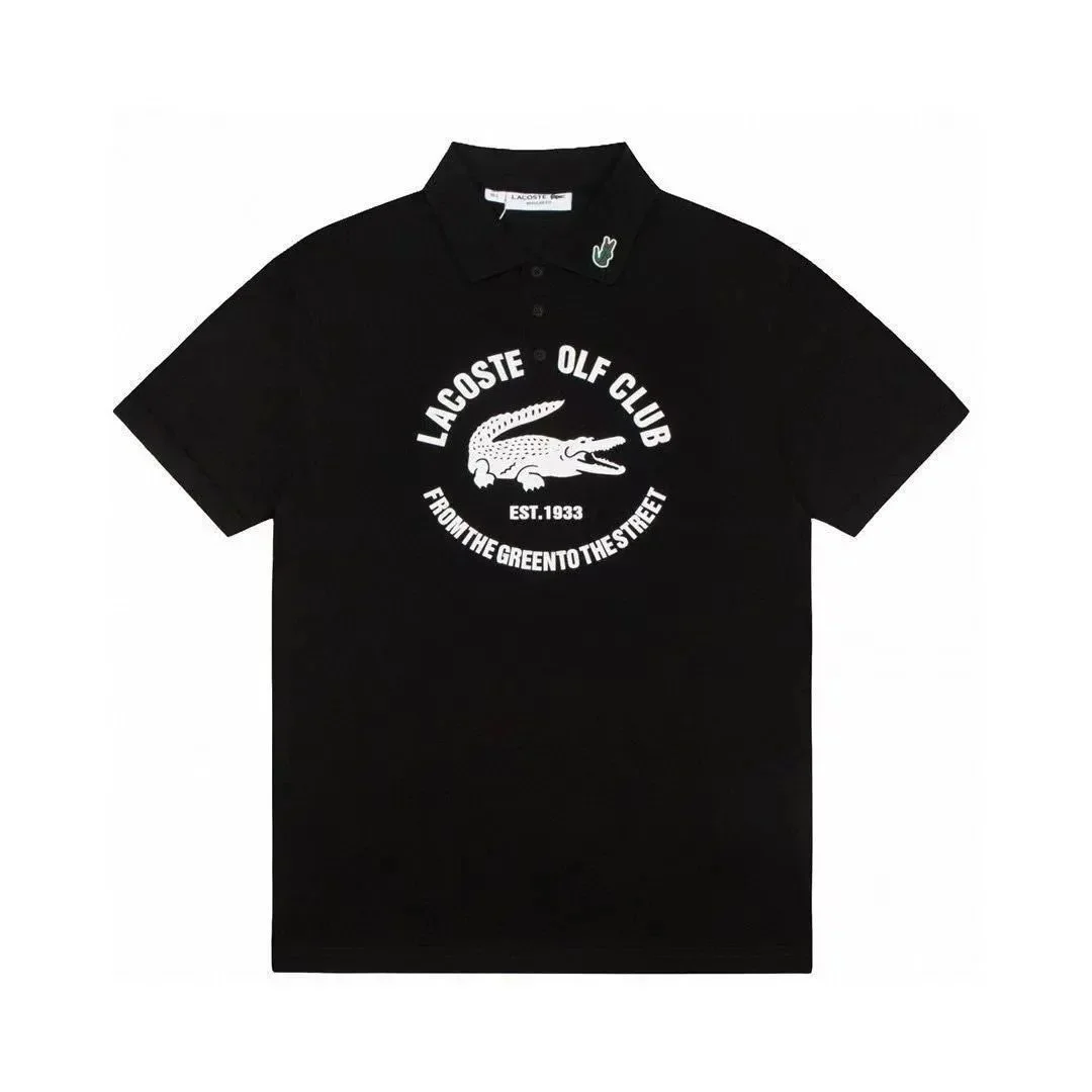 Lacoste OLF Club Black Polo Shirt