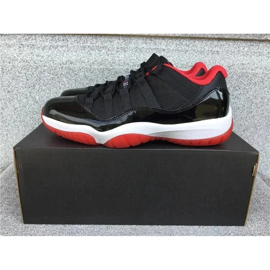 Nike Air Jordan 11 Bred Low Sneakers