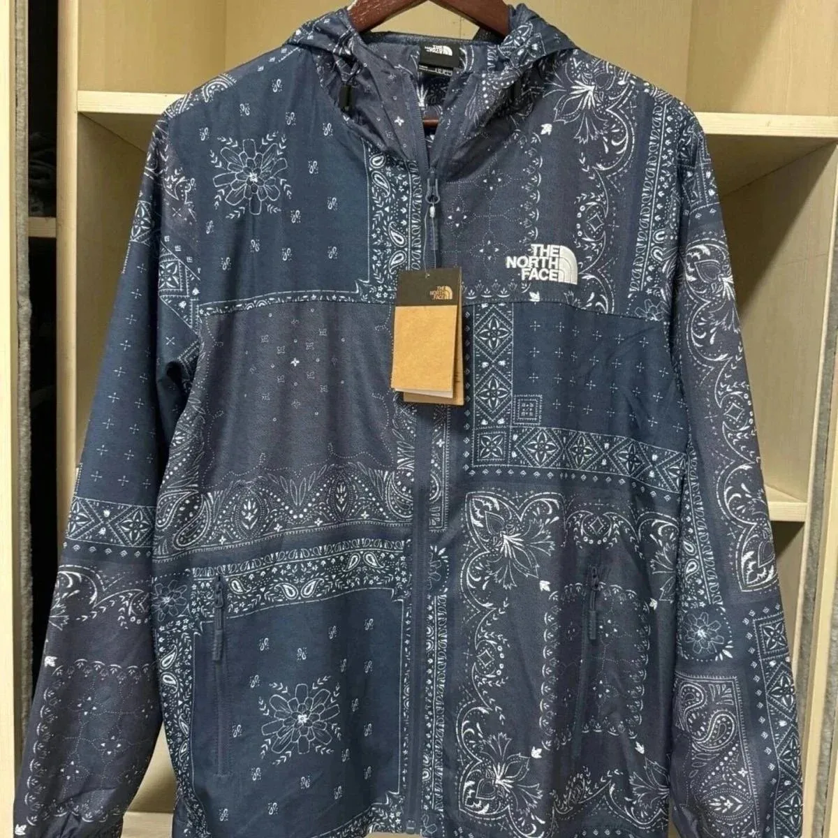 The North Face Expedition Swirl Bandana Print Jacket Navy