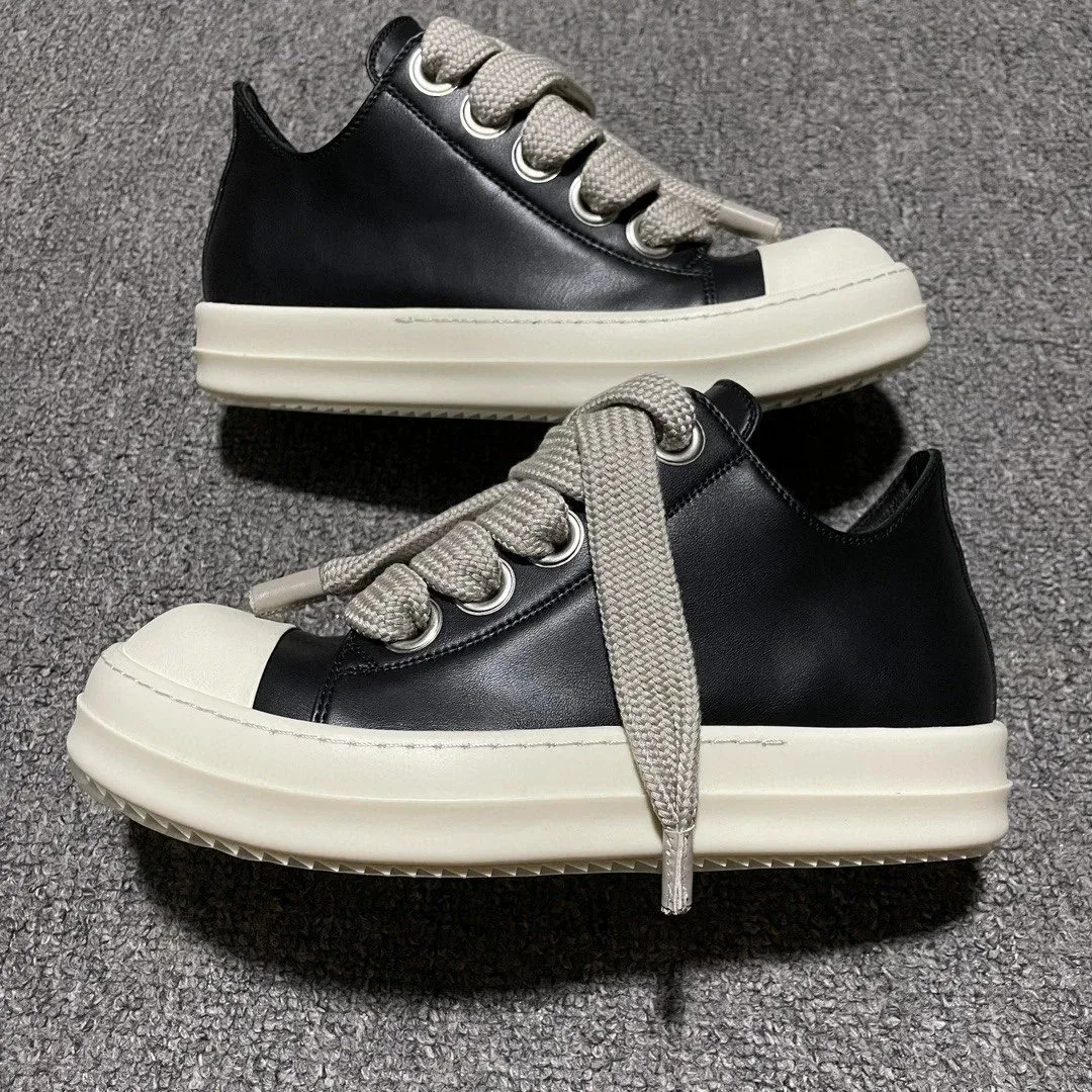 Rick Owens DRKSHDW Geobasket RO粗鞋带 Sneakers