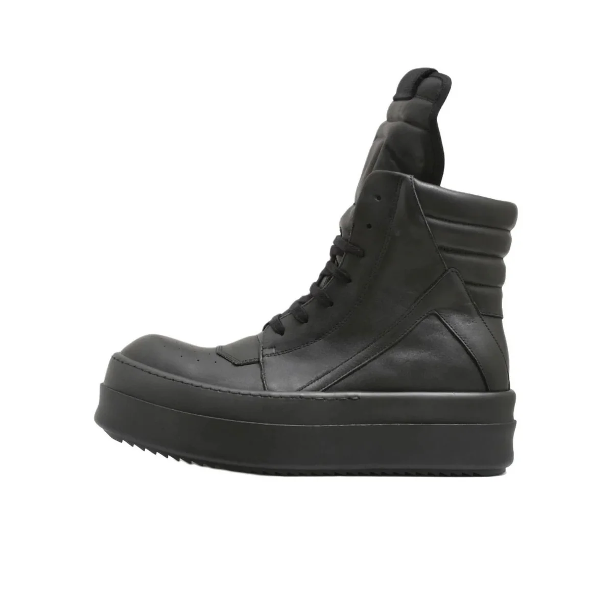 Rick Owens Geobasket RO主线厚底全黑 Boots