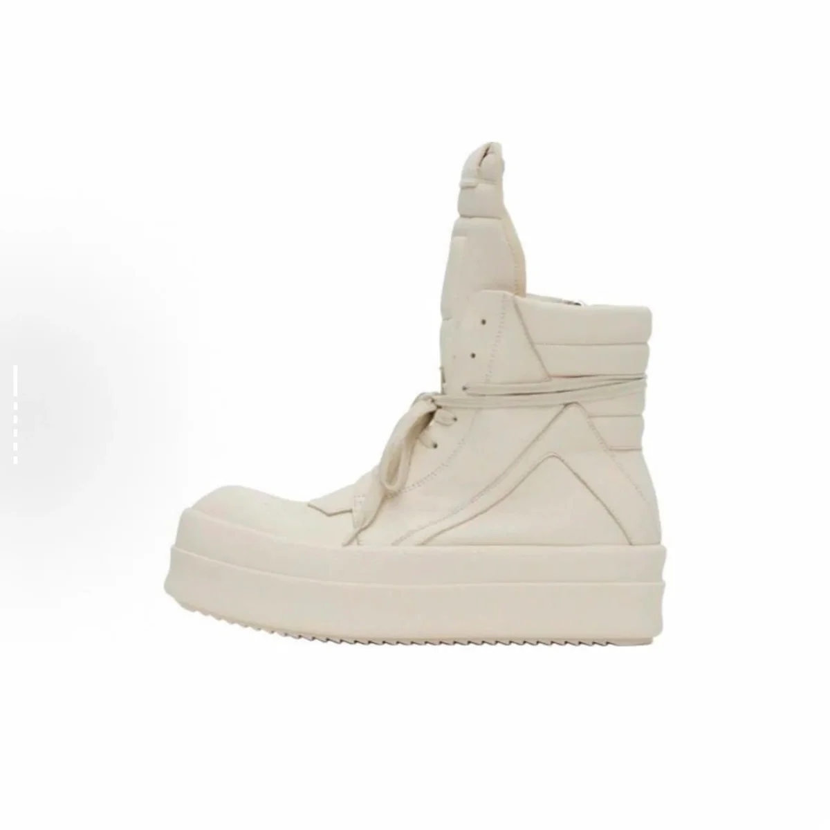 Rick Owens Geobasket DRKSHDW RO主线厚底纯白 Sneakers