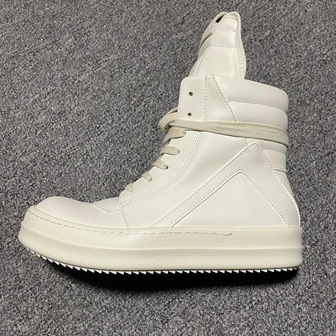 Rick Owens Geobasket RO主线纯白 Sneakers