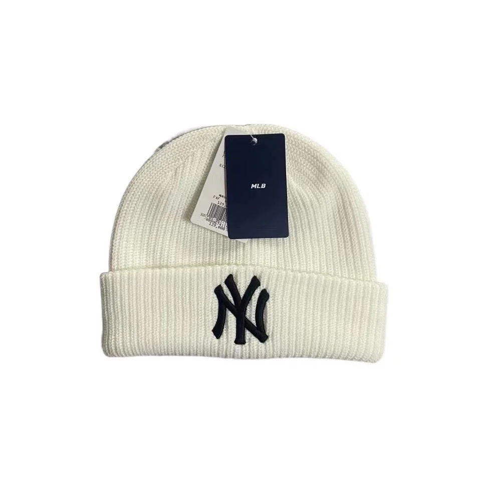 MLB New York Yankees Beanie White/Navy