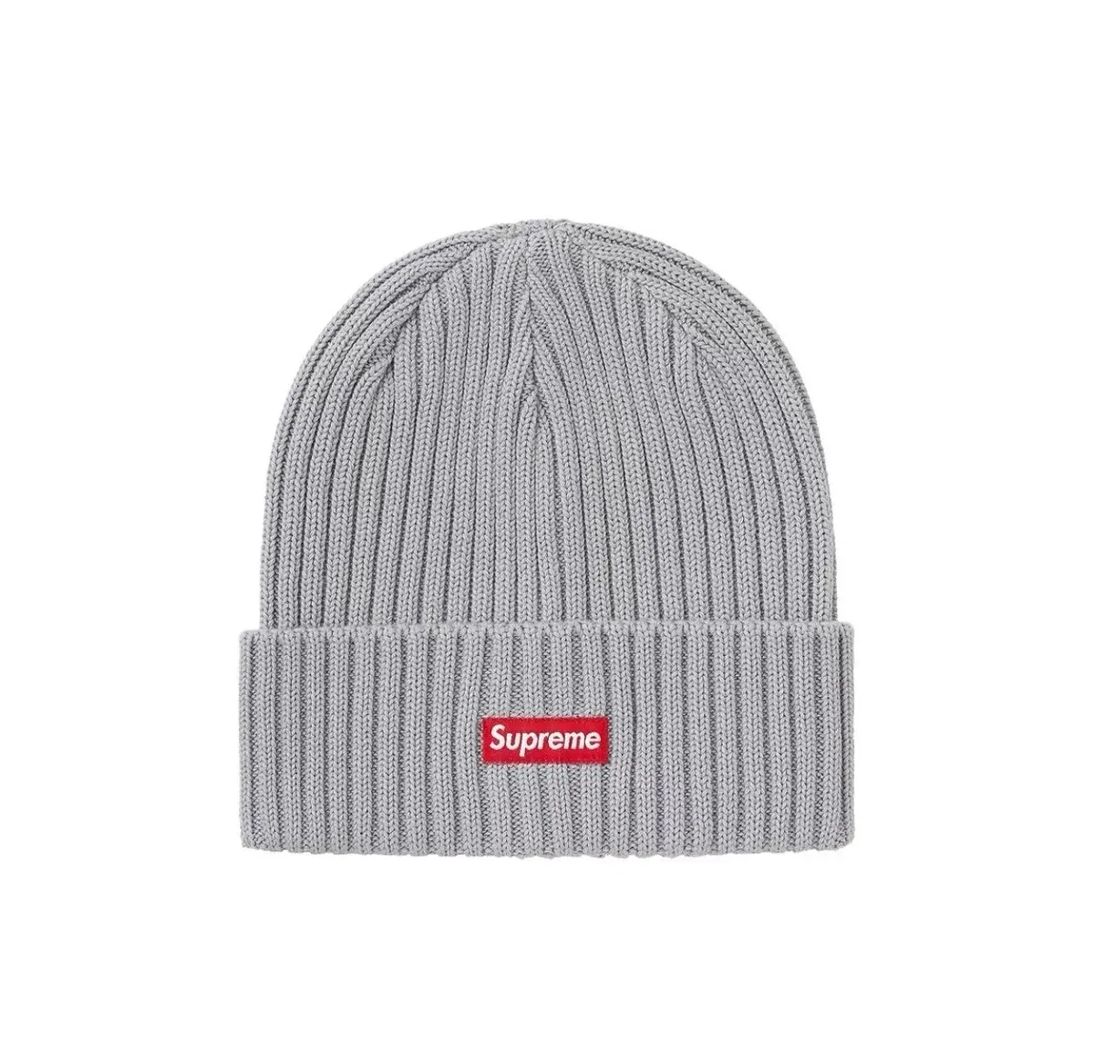 Supreme Grey Box Logo Beanie
