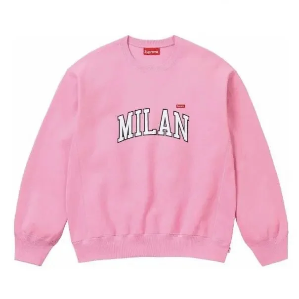 Supreme Milan Pink Crewneck Sweatshirt