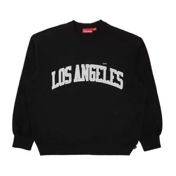 Supreme Los Angeles Black Crewneck Sweatshirt