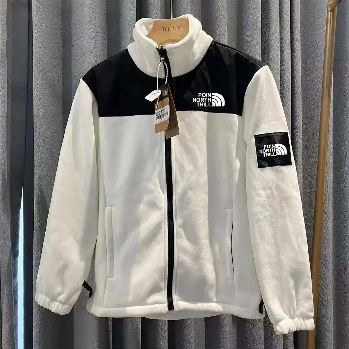 The North Face Expedition Swirl Black & White Fleece Jacket