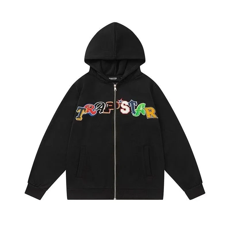 Trapstar Black TRAPSTAR Zip-Up Hoodie
