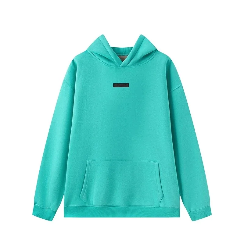 Unisex Turquoise Hoodie with Front Pocket