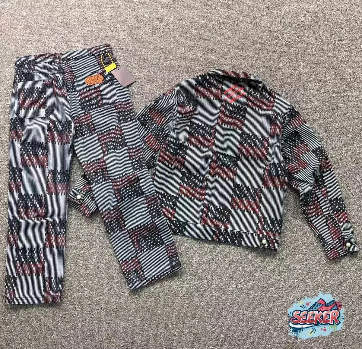 Maison Mihara Yasuhiro MMY Blakey Checkered Jacket & Pants Set