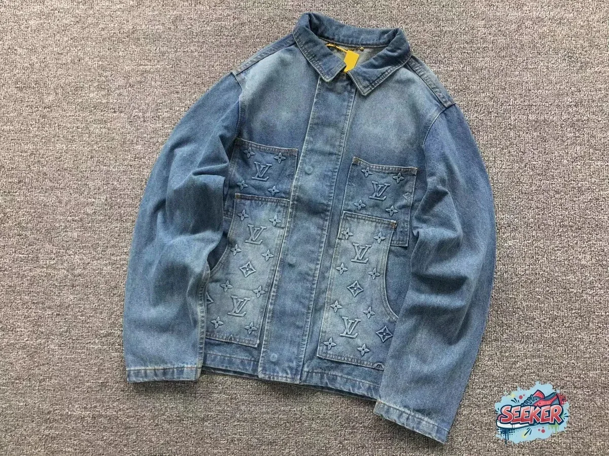 Louis Vuitton Monogram Embroidered Denim Jacket