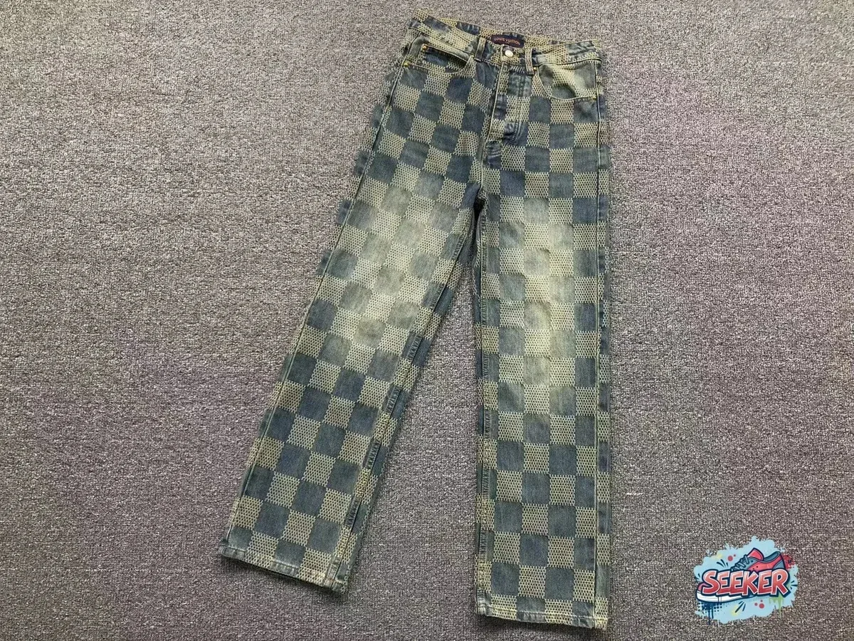 Louis Vuitton Checkerboard Jeans