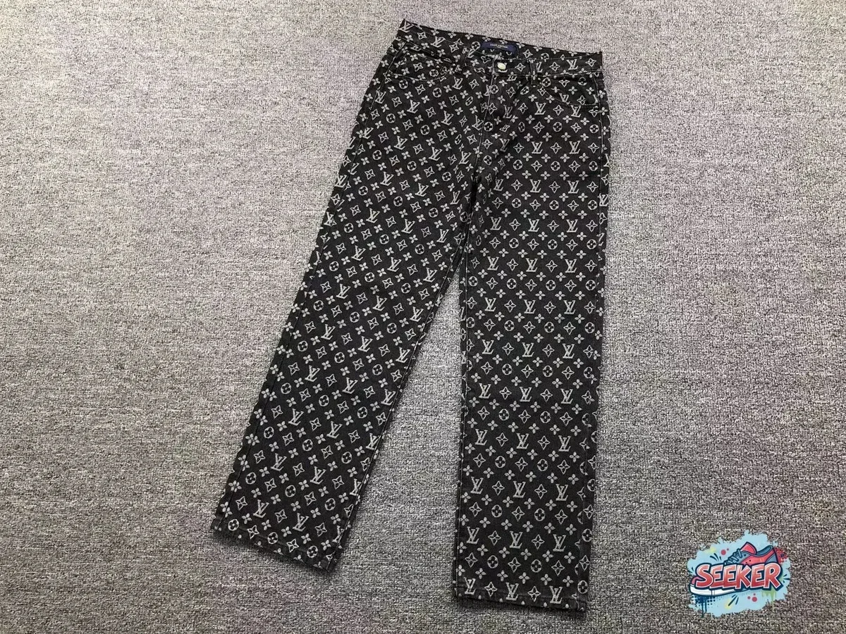Louis Vuitton Monogram Jeans Black