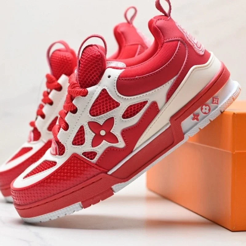 Louis Vuitton LV Trainer Red/White Sneakers