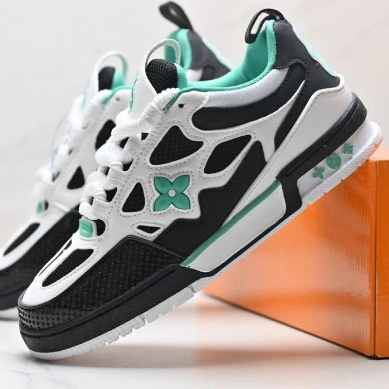 Louis Vuitton LV Trainer White/Black/Tiffany Blue Sneakers