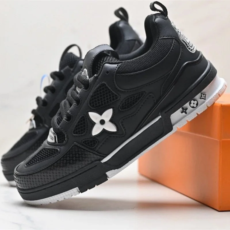 Louis Vuitton LV Trainer Black White Sneakers