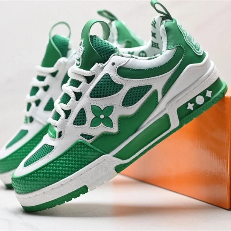 Louis Vuitton Tabi Green & White Sneakers