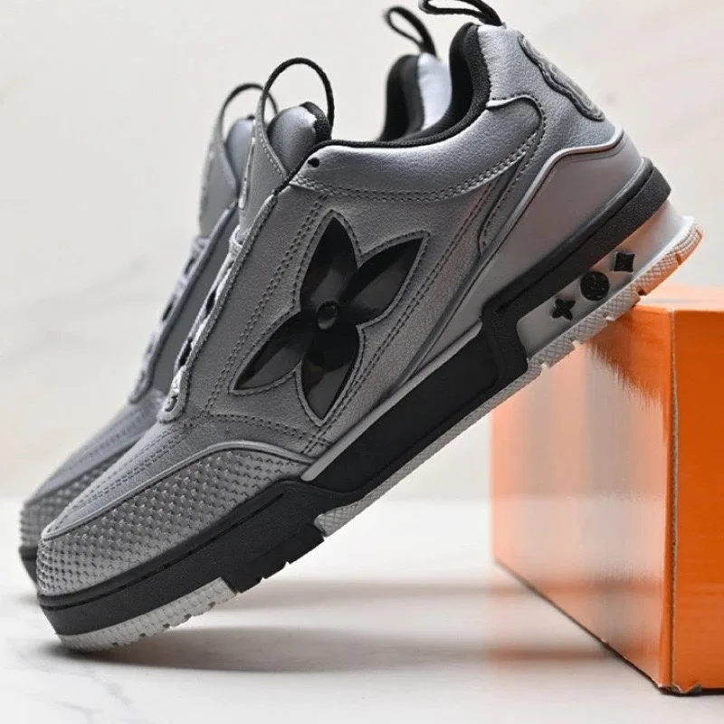 Louis Vuitton LV Trainer Grey/Black Sneakers