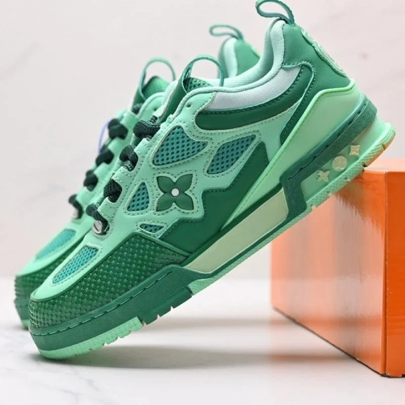 Louis Vuitton LV Trainer Green Sneakers