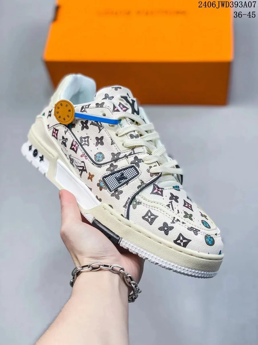 Louis Vuitton LV Trainer Monogram Print Sneakers