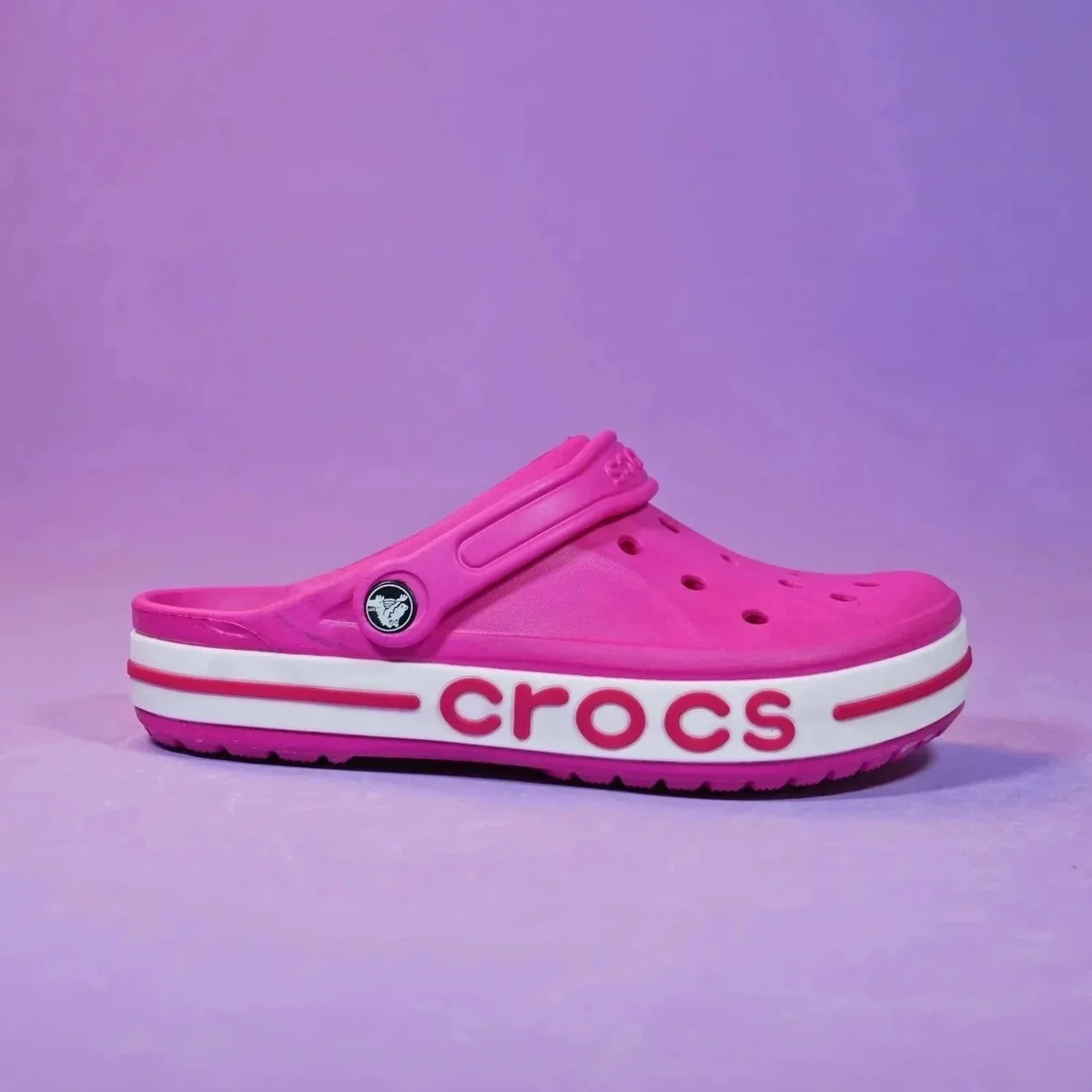 Crocs Classic Clog Pink/White Sandals