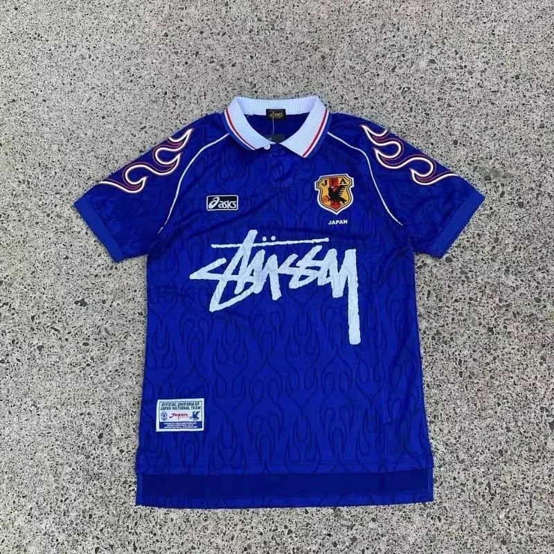 Stussy Japan National Team Blue Polo Jersey