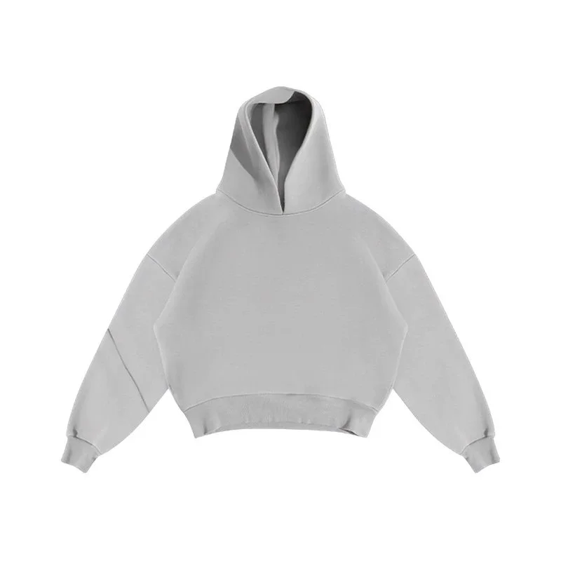 Grey Hooded Sweatshirt