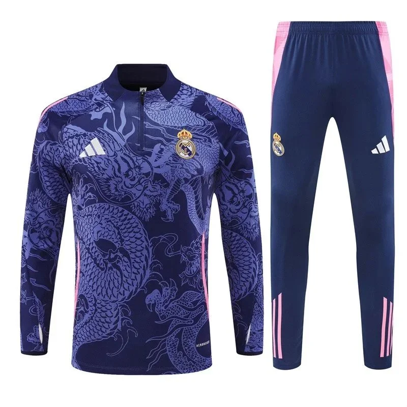 Adidas Real Madrid Blue Dragon Tracksuit