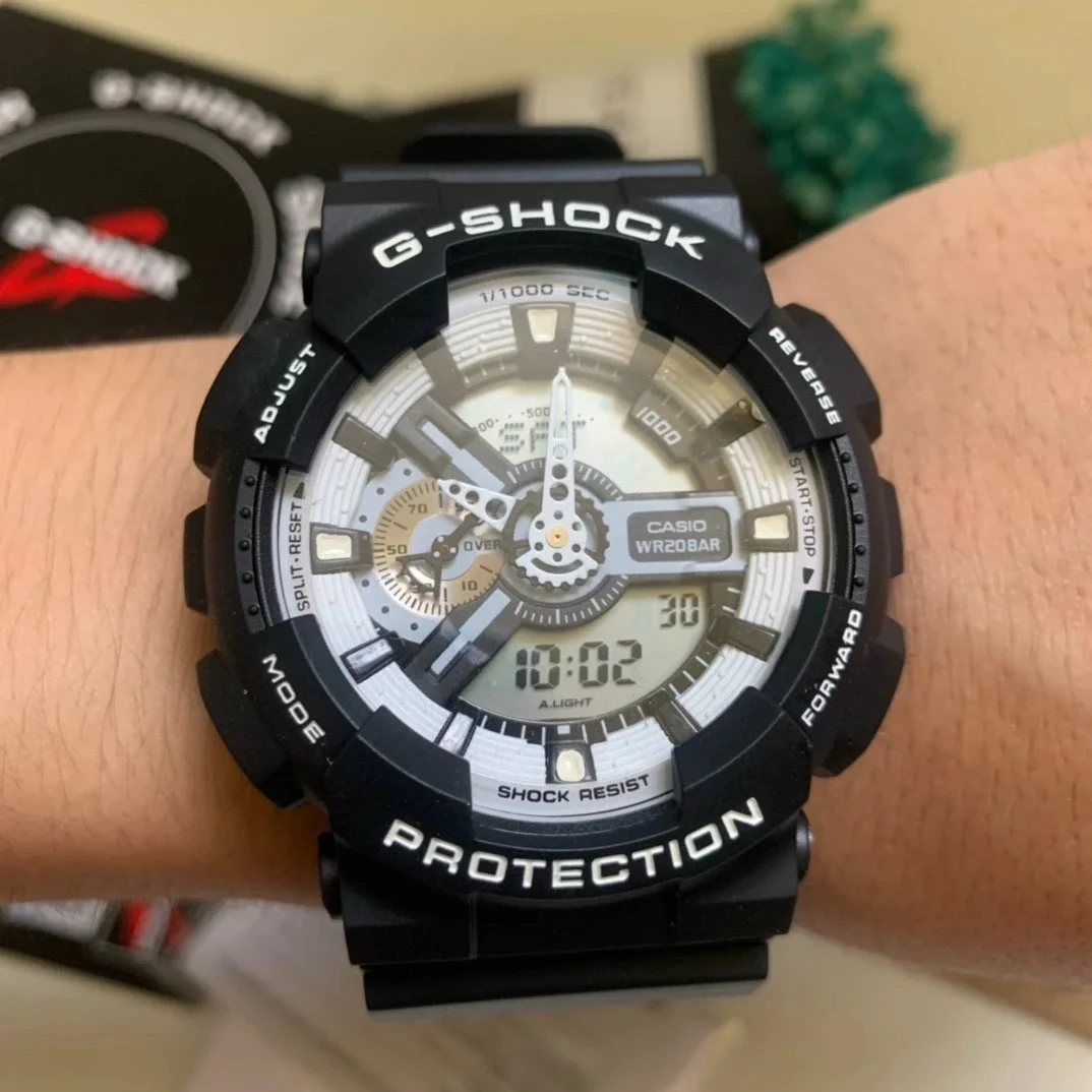 Casio G-Shock GA-100 Black/White Watch