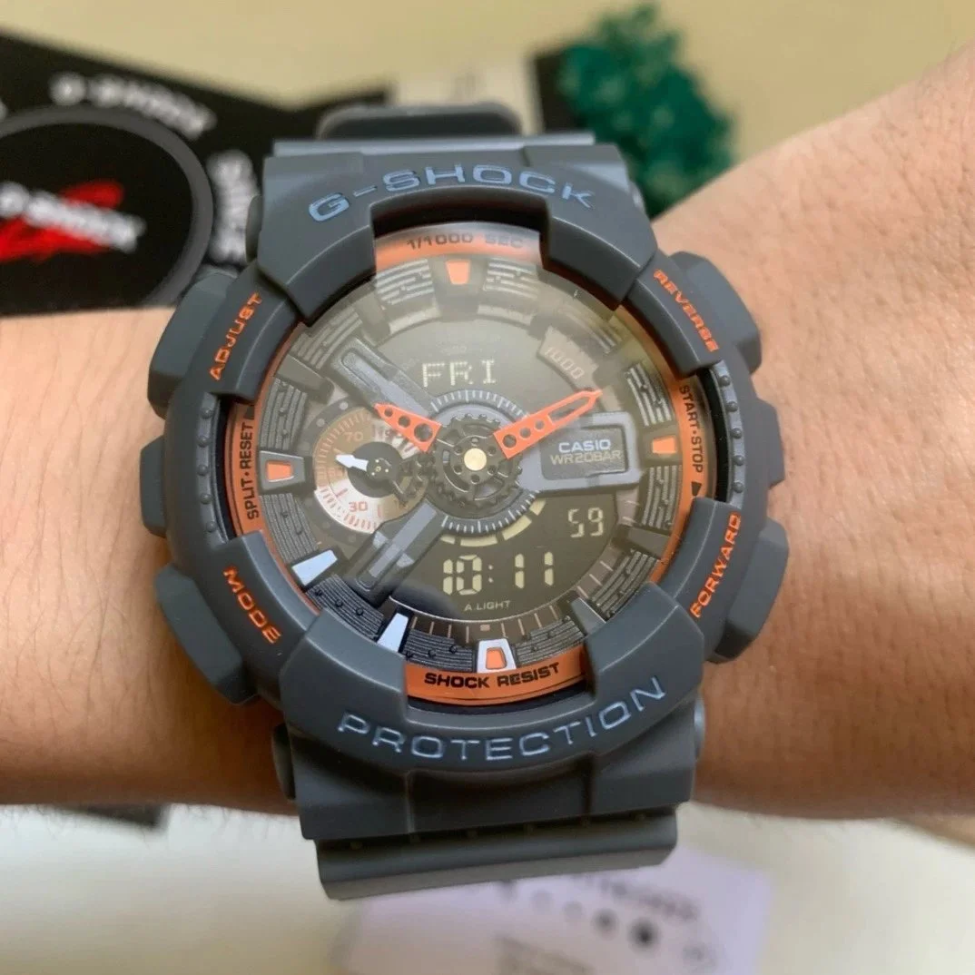 Casio G-Shock GA-100 Black/Orange Watch