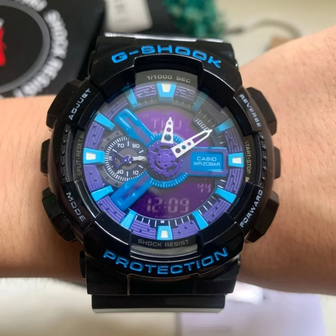Casio G-Shock GA-100 Black/Blue Watch