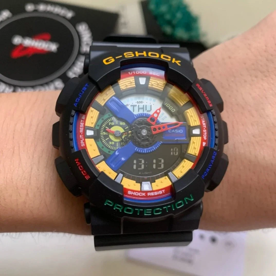 Casio G-Shock GA-100 Rainbow Protection Watch