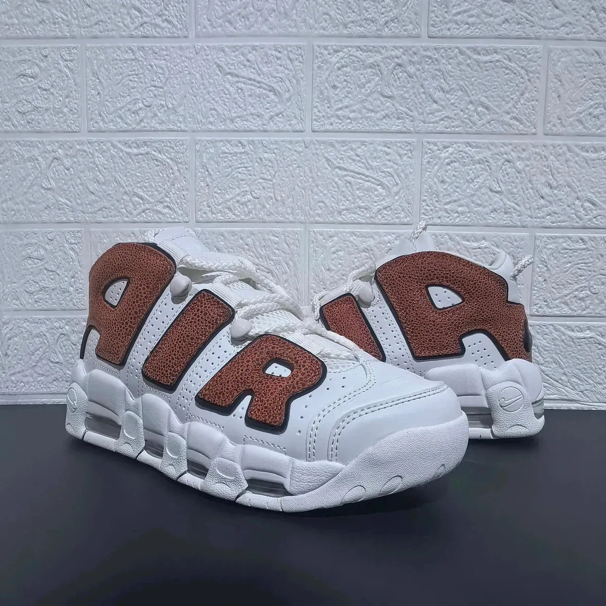 Nike Air More Uptempo 'PIRA' White/Brown Sneakers