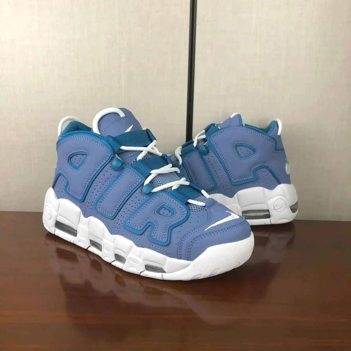 Nike Air More Uptempo Light Smoke Blue Sneakers