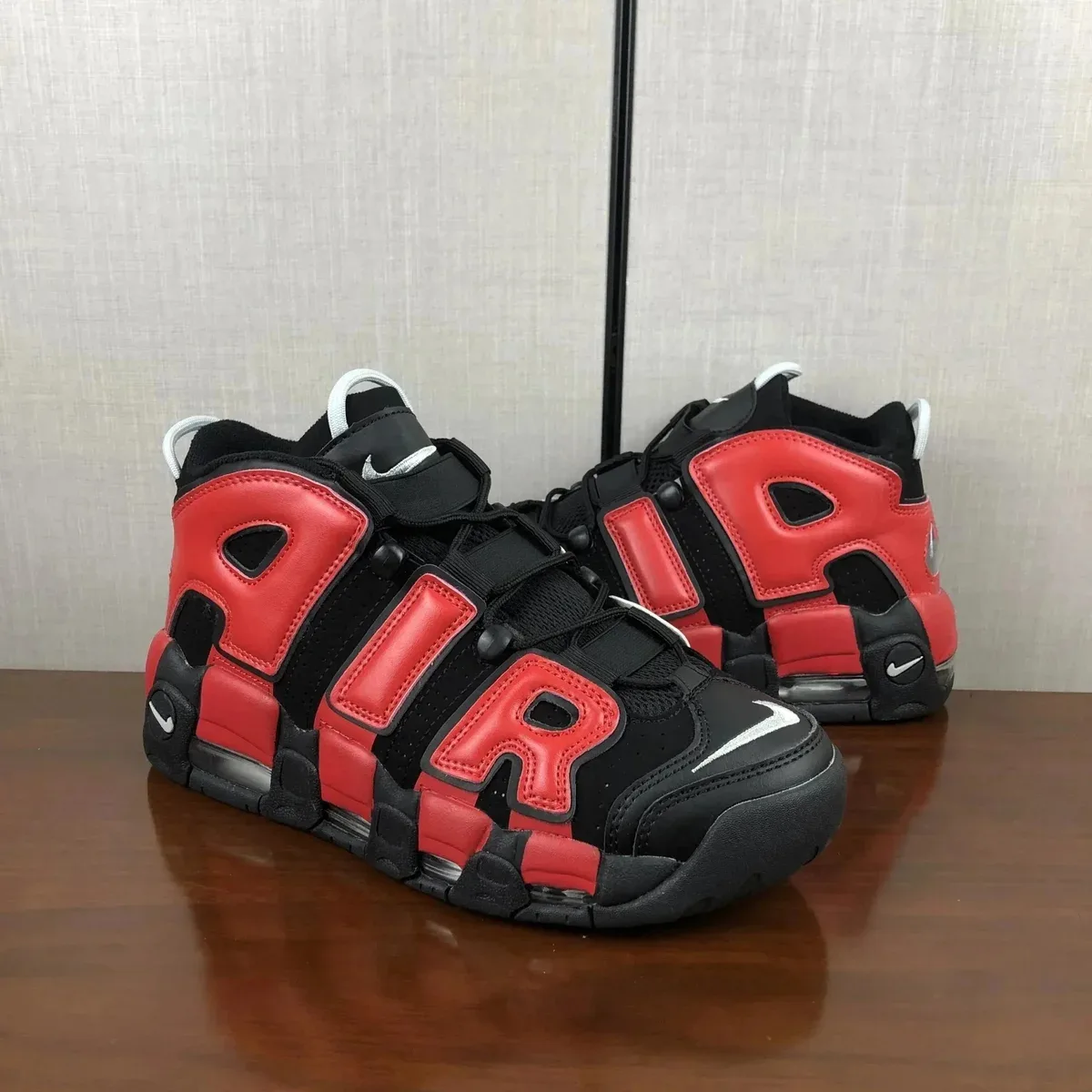 Nike Air More Uptempo Red/Black Sneakers