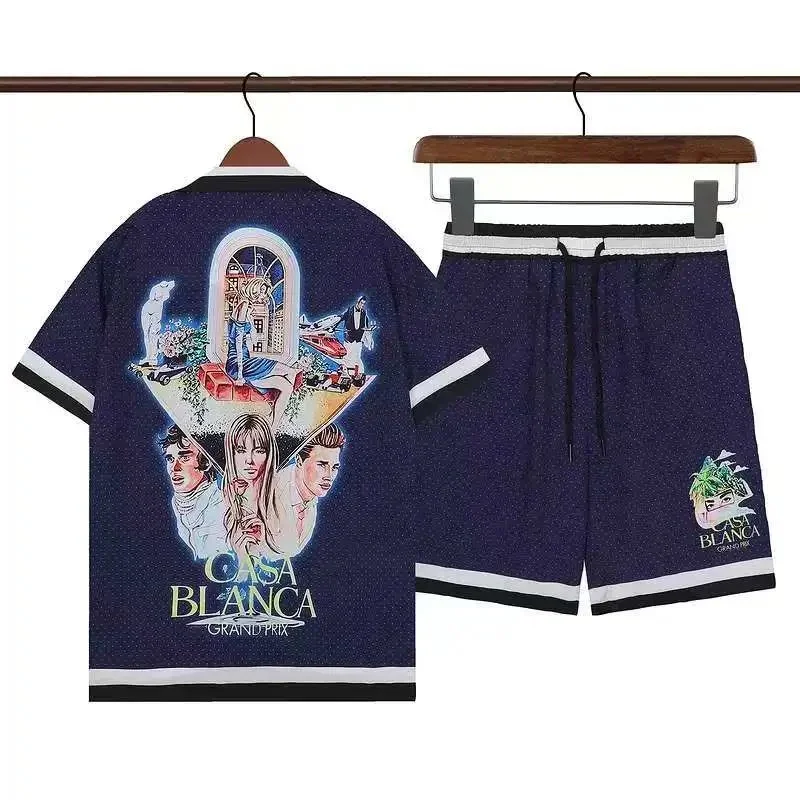 Casa Blanca Grand Prix Co-ord Set Navy Blue