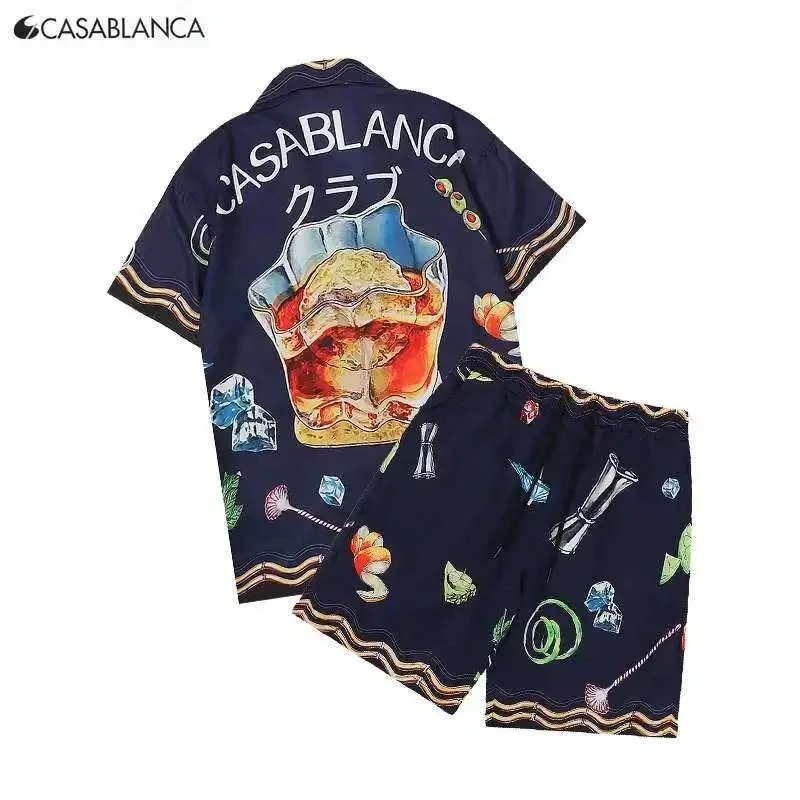 Casablanca Club Whiskey Shorts Set