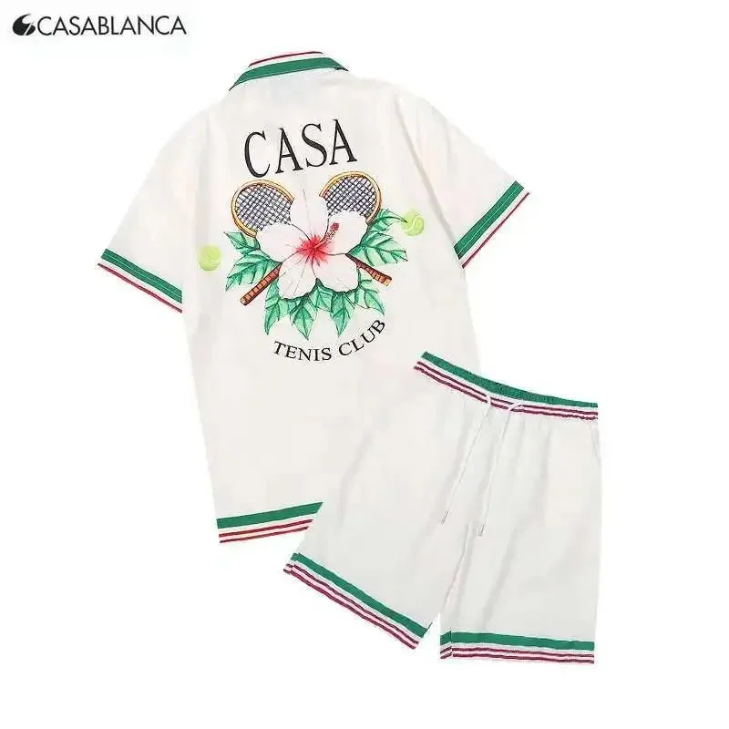 Casablanca Tennis Club White & Green Co-ord Set