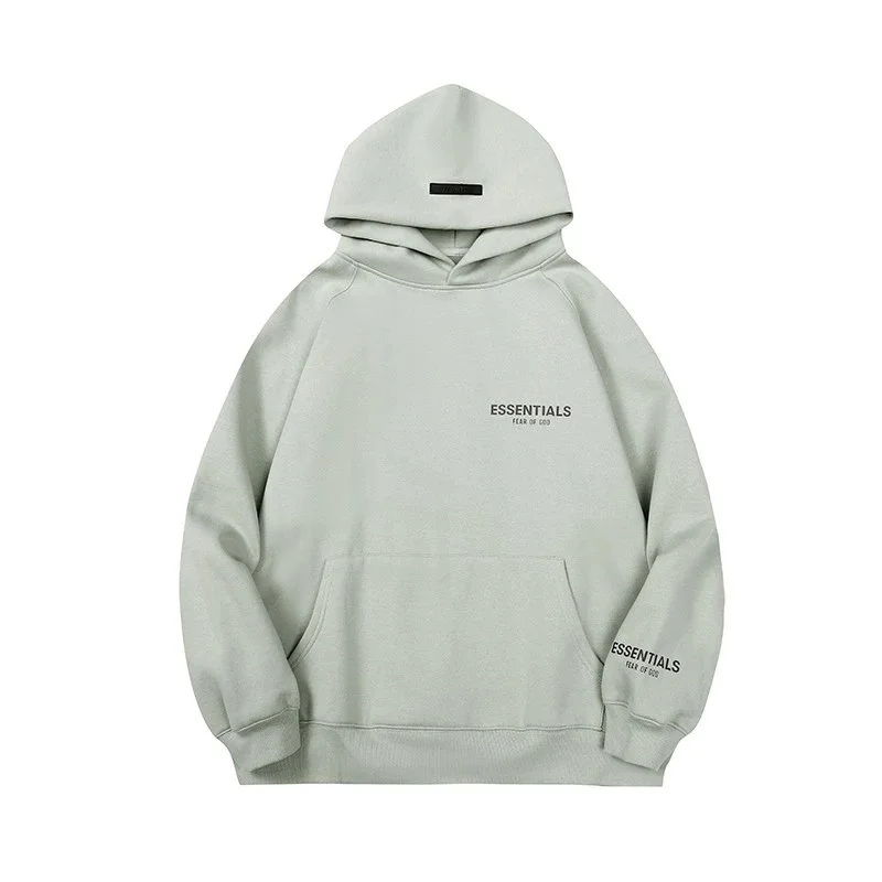 Fear of God Essentials Light Grey Hoodie