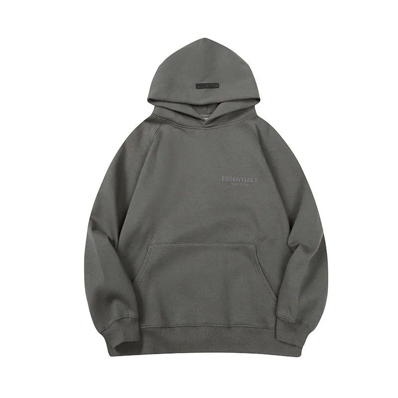 Fear of God Essentials Hoodie Olive Green Sweatshirt