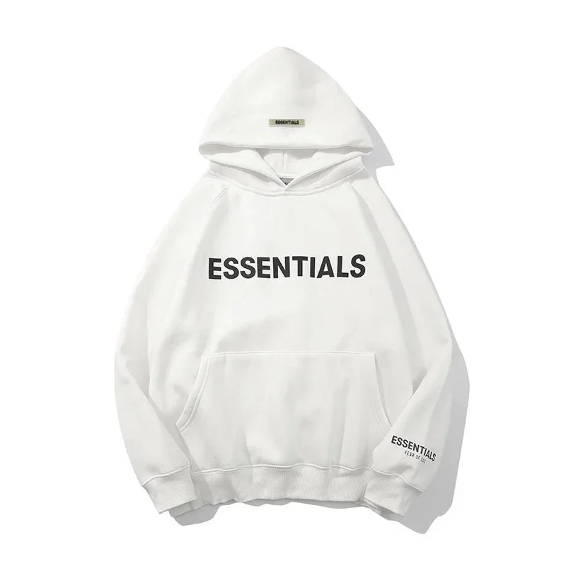 Fear of God Essentials White Hoodie