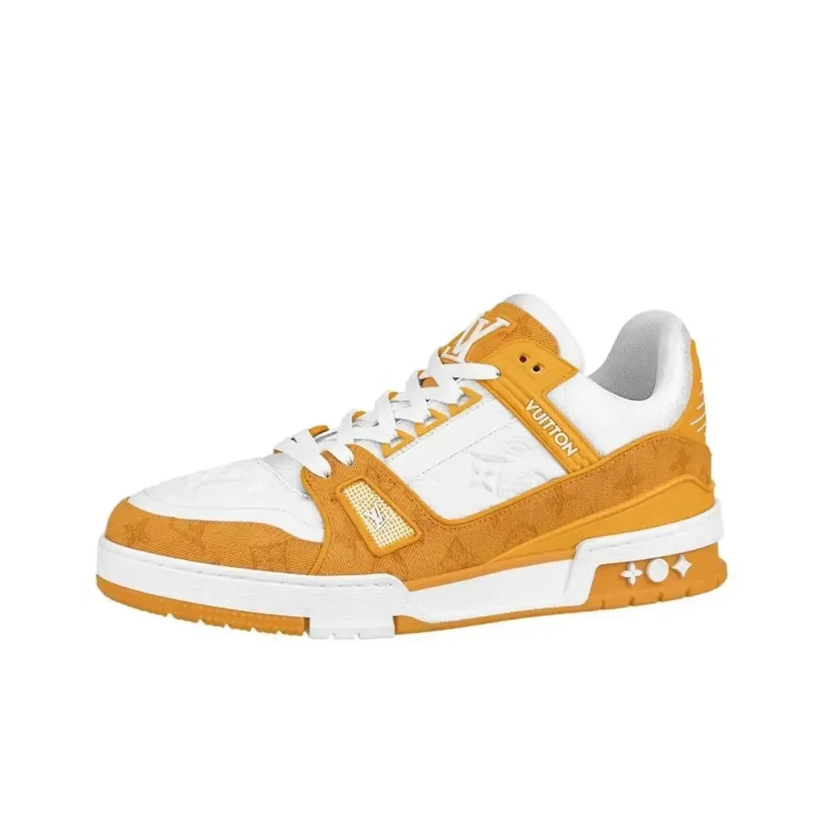 Louis Vuitton LV Trainer Orange/White Sneakers