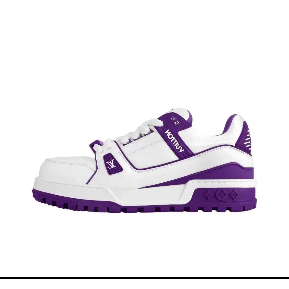 Louis Vuitton LV Trainer White/Purple Sneakers