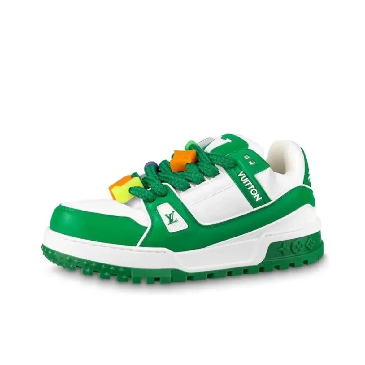 Louis Vuitton Tabi Green & White Sneakers