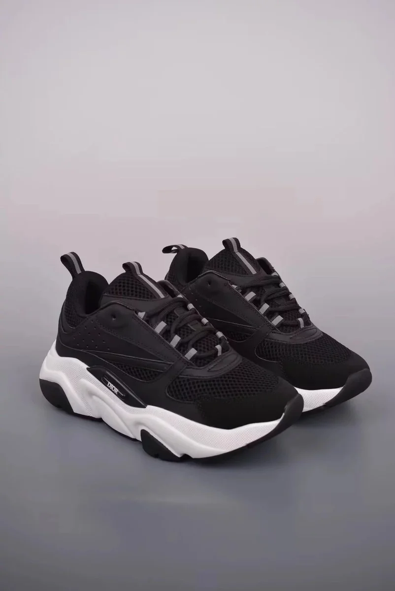 Dior Dior Book Tote Black White Sneakers