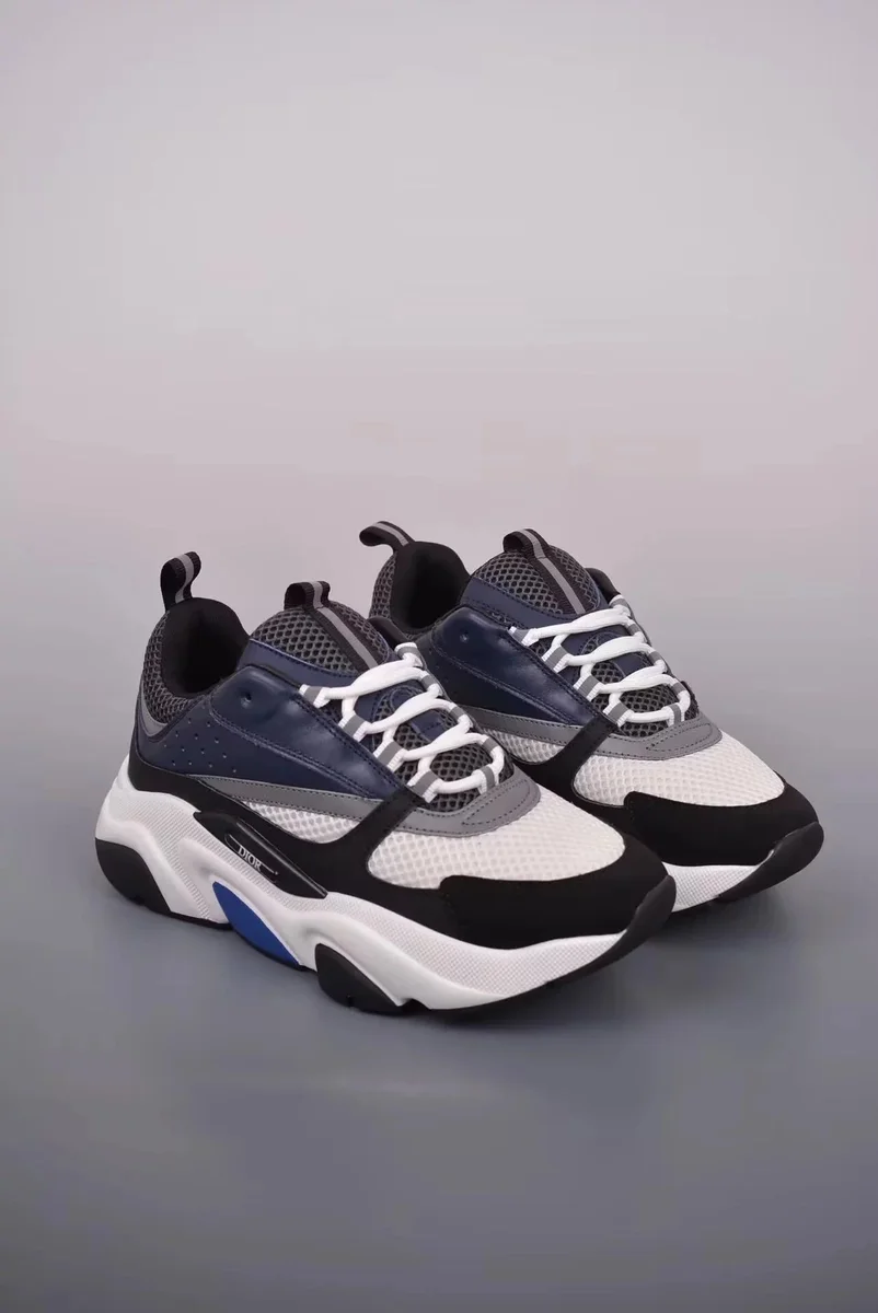 Dior Dior Book Tote White/Blue Sneakers