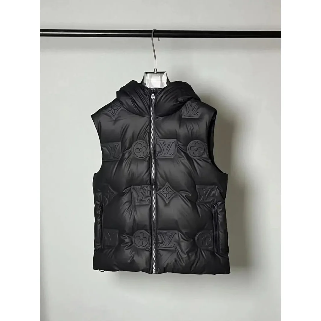 Louis Vuitton LV Monogram Puffer Vest Black