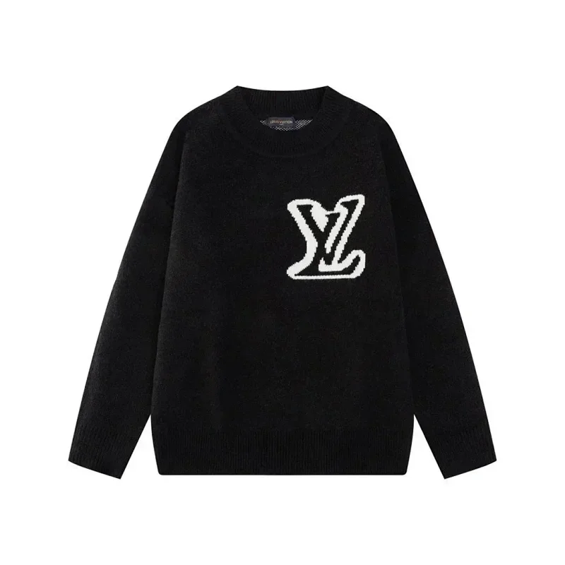 Louis Vuitton LV Black Knit Sweater