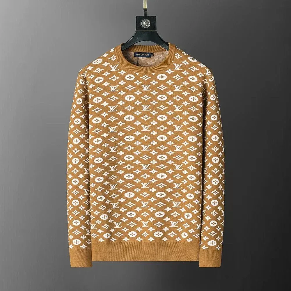 Louis Vuitton Classic Logo Sweater Beige